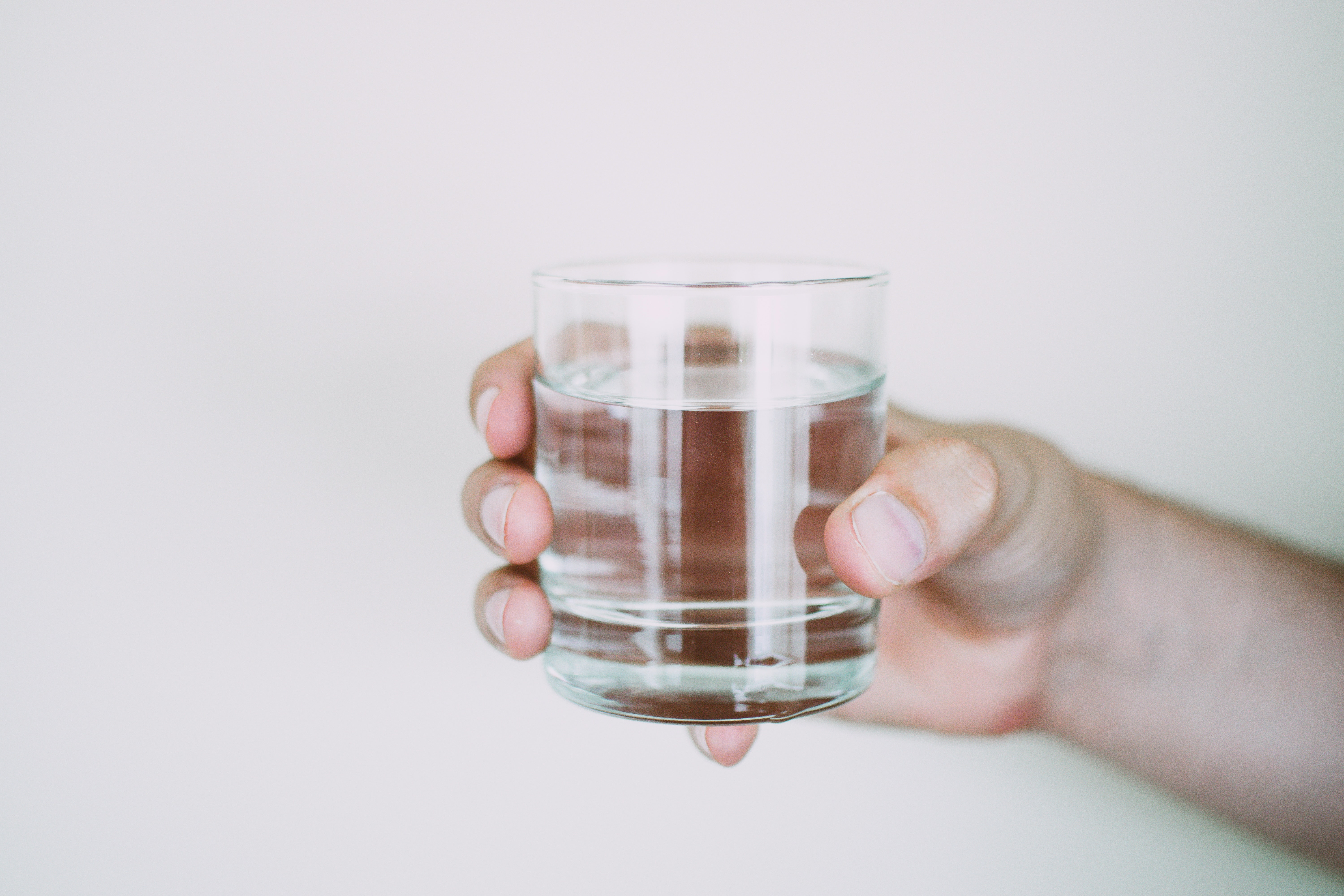 pohár čistej vody